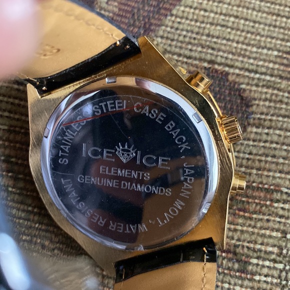 Brand new “Ice Ice Elements” Genuine Diamonds Bezel Large Face Men’s Watch. Nice - Picture 6 of 10